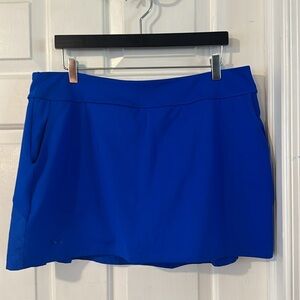 NWOT Women’s Under Armour Blue Polyester & Spandex Tennis Golf Skort Size XL